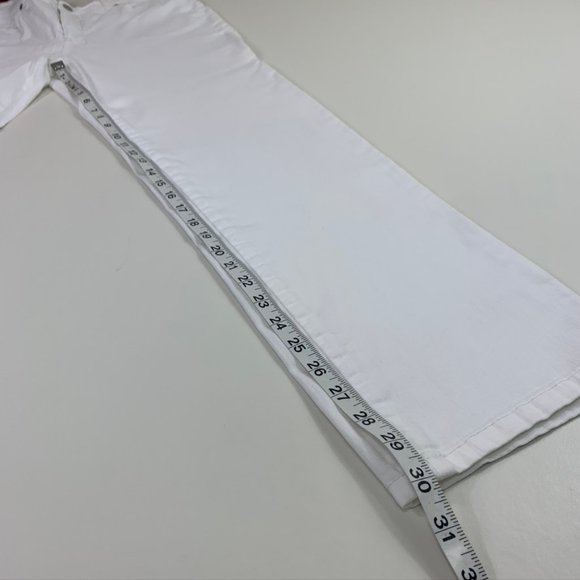 Charter Club High waisted straight leg white jeans - Picture 3 of 6